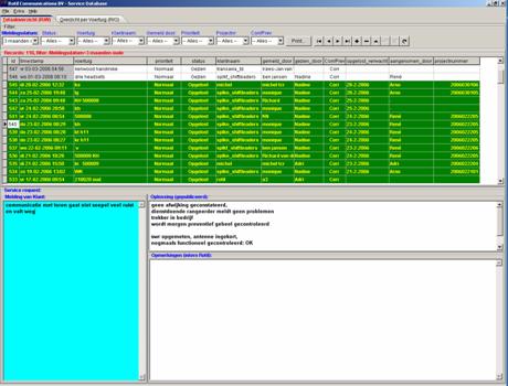 Screenshot service database